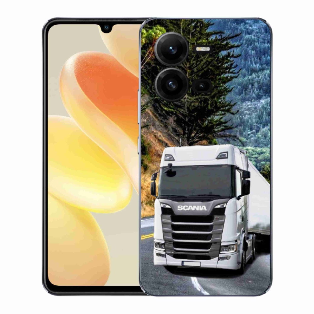 Gelový kryt mmCase na Vivo X80 Lite - kamion 1