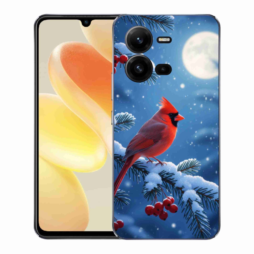Gelový kryt mmCase na Vivo X80 Lite - kardinál červený