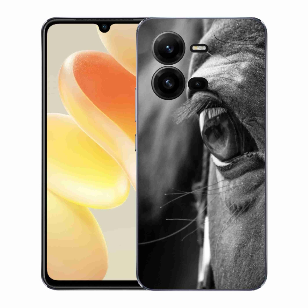 Gelový kryt mmCase na Vivo X80 Lite - koňský pohled