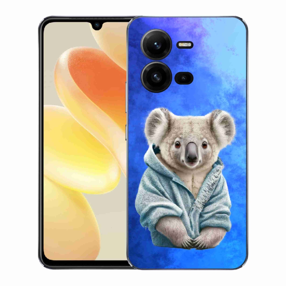 Gelový kryt mmCase na Vivo X80 Lite - koala ve svetru