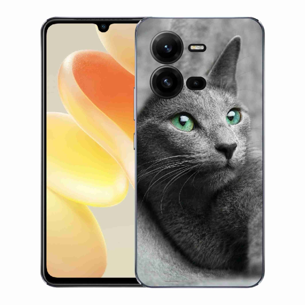 Gelový kryt mmCase na Vivo X80 Lite - kočka 2