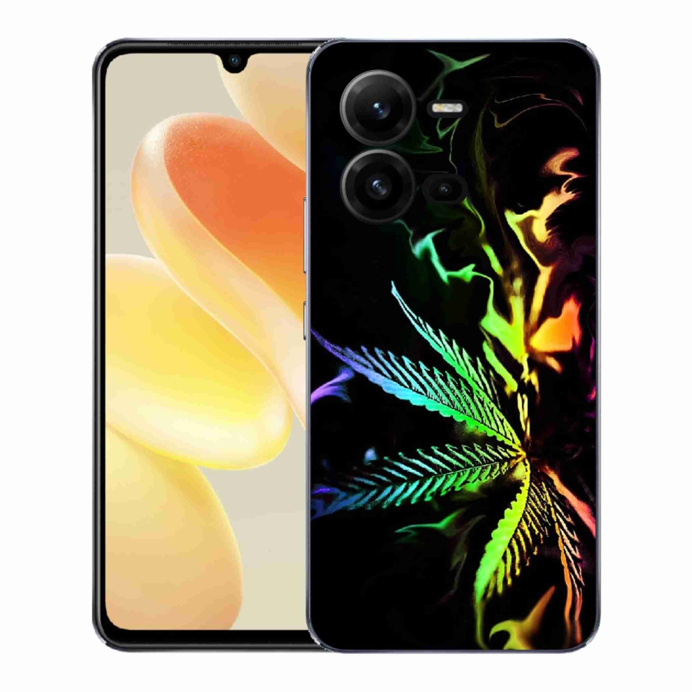 Gelový kryt mmCase na Vivo X80 Lite - konopí 2