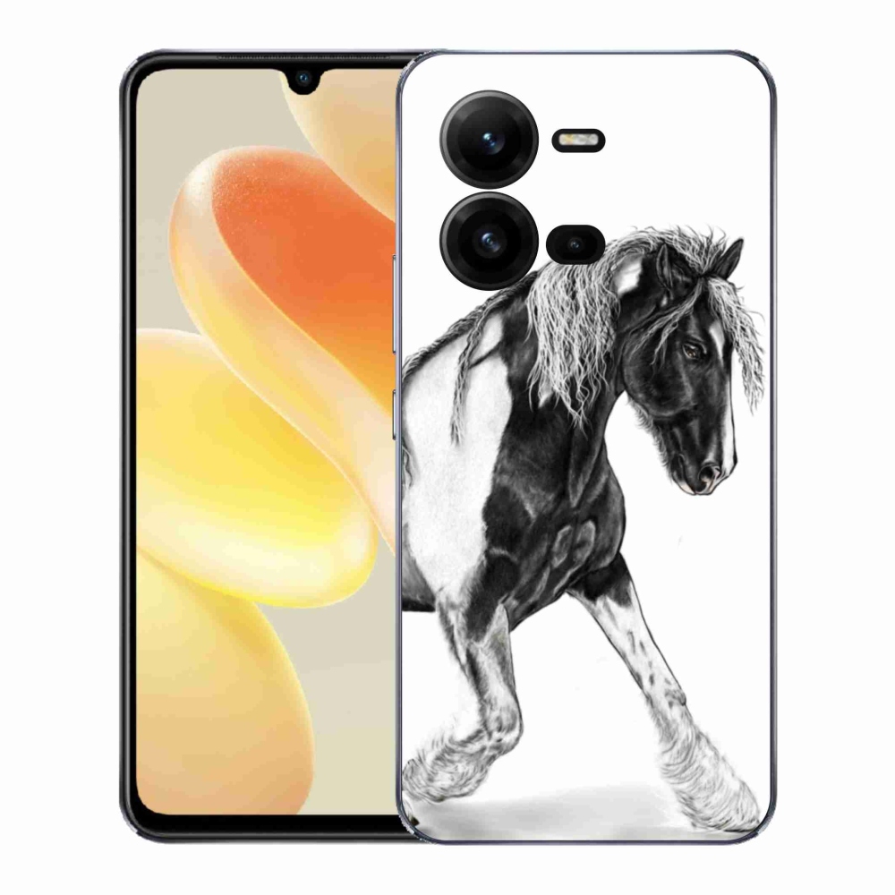 Gelový kryt mmCase na Vivo X80 Lite - kůň