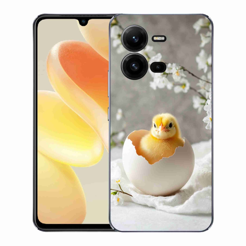 Gelový kryt mmCase na Vivo X80 Lite - kuřátko