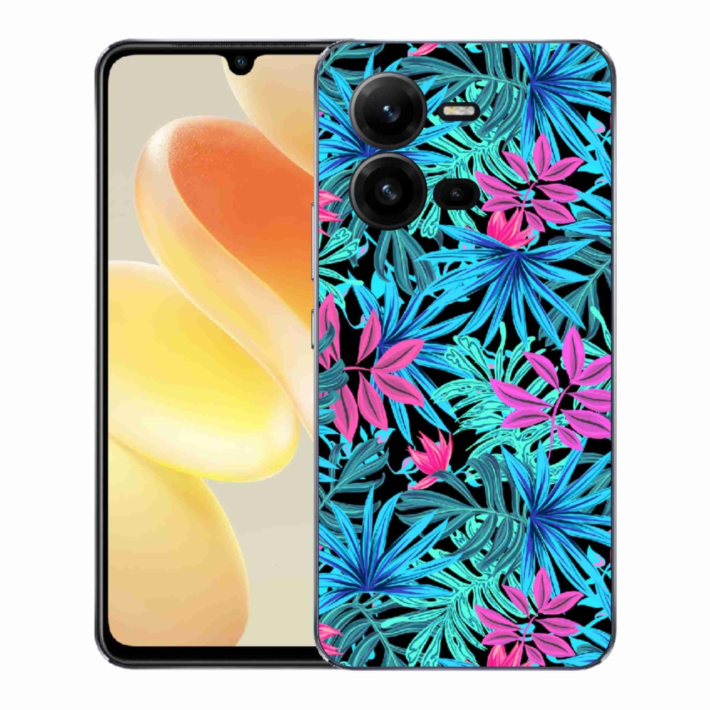 Gelový kryt mmCase na Vivo X80 Lite - květiny 3