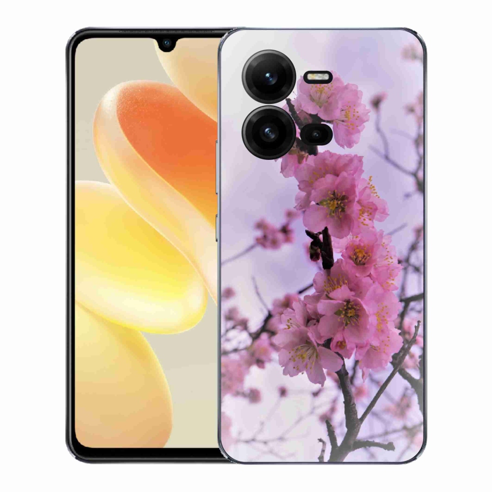 Gelový kryt mmCase na Vivo X80 Lite - květiny 7