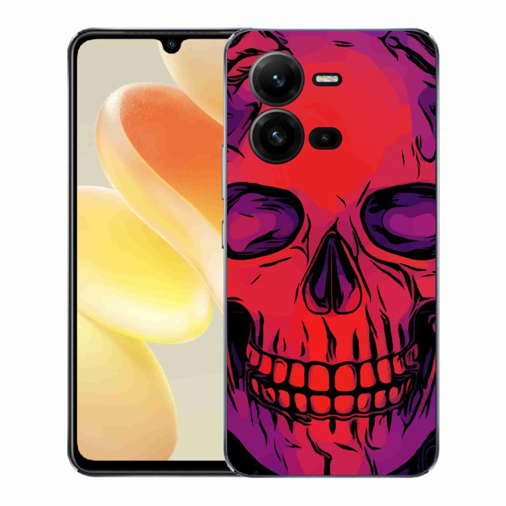 Gelový kryt mmCase na Vivo X80 Lite - lebka