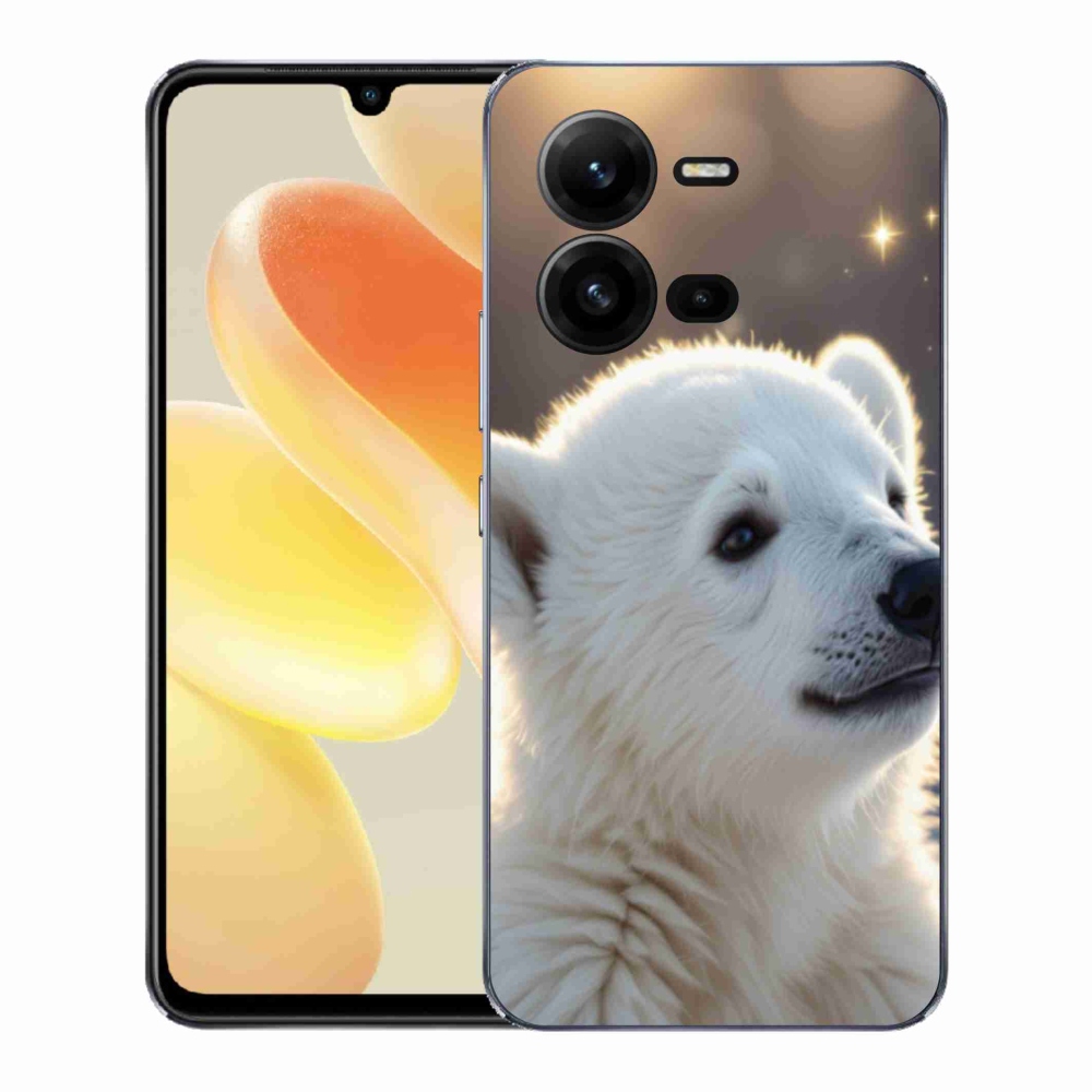 Gelový kryt mmCase na Vivo X80 Lite - lední medvěd
