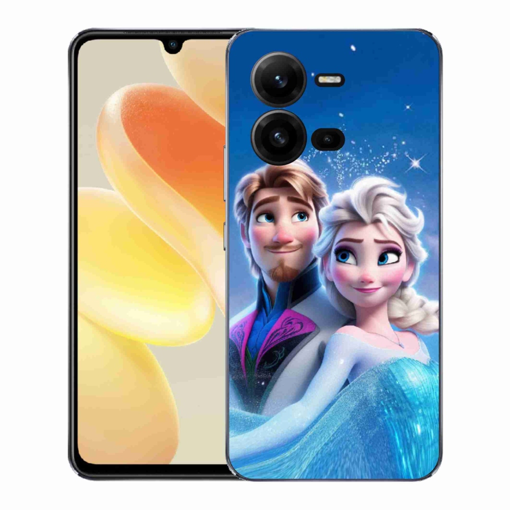 Gelový kryt mmCase na Vivo X80 Lite - ledové království 1