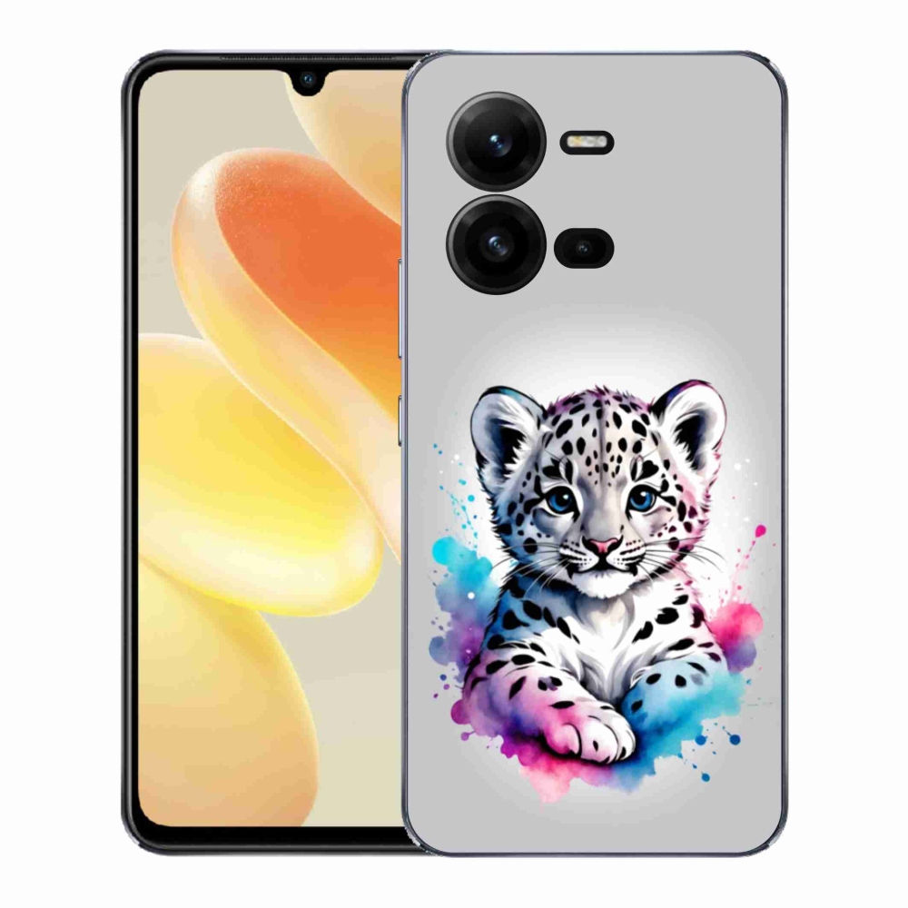 Gelový kryt mmCase na Vivo X80 Lite - levhartí mládě