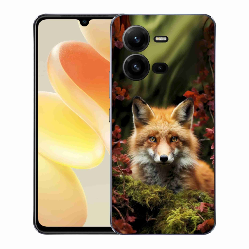 Gelový kryt mmCase na Vivo X80 Lite - liška v lese