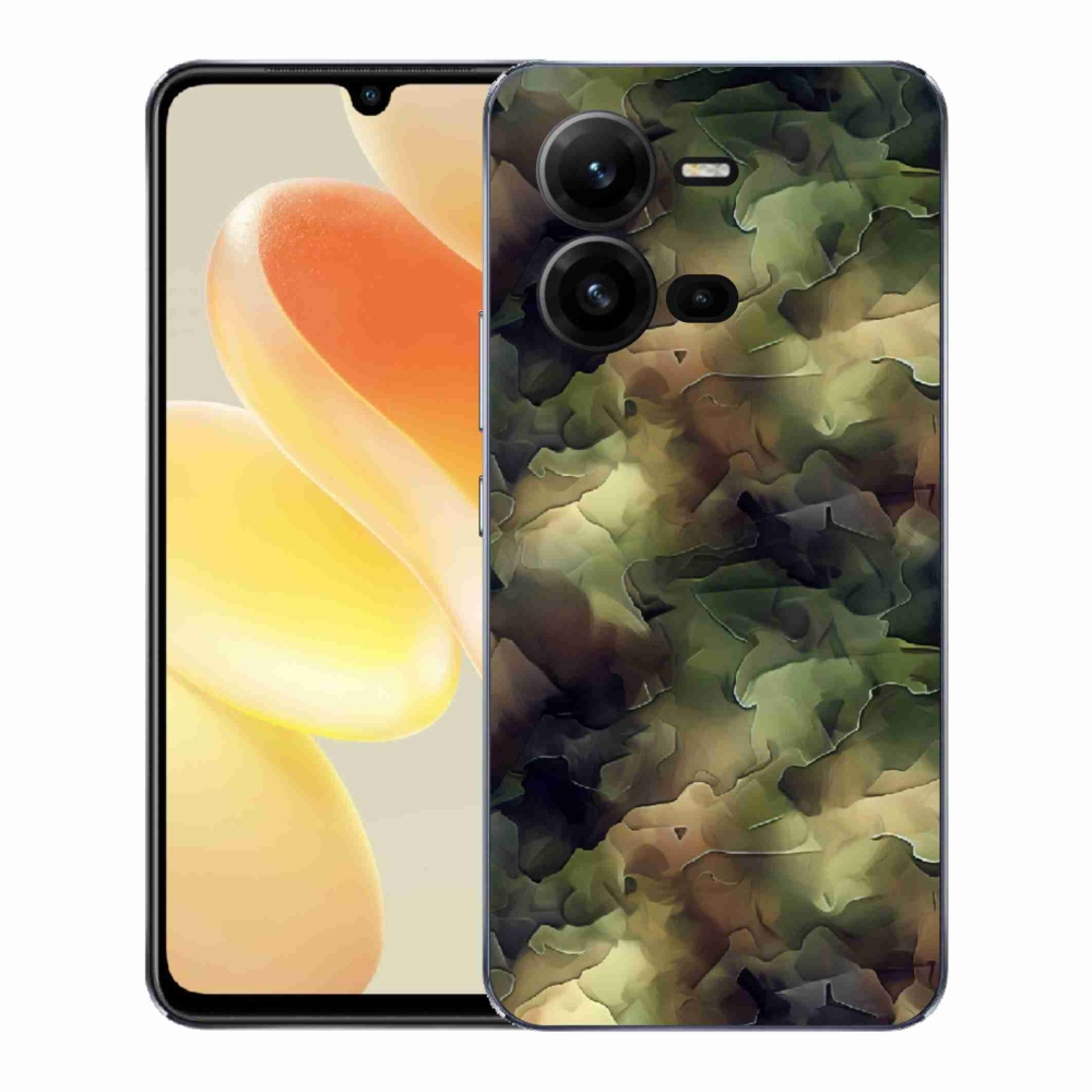 Gelový kryt mmCase na Vivo X80 Lite - maskáčový vzor 10