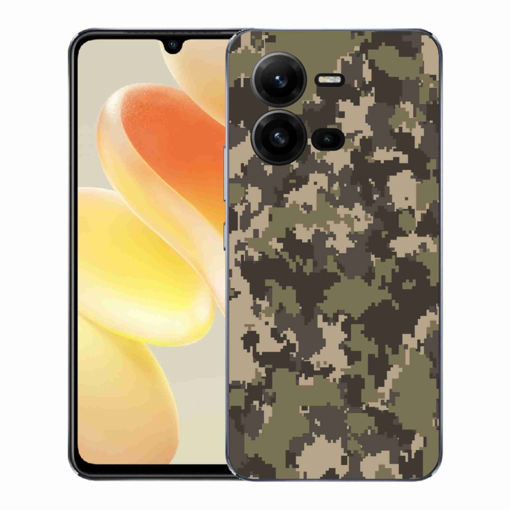 Gelový kryt mmCase na Vivo X80 Lite - maskáčový vzor 12