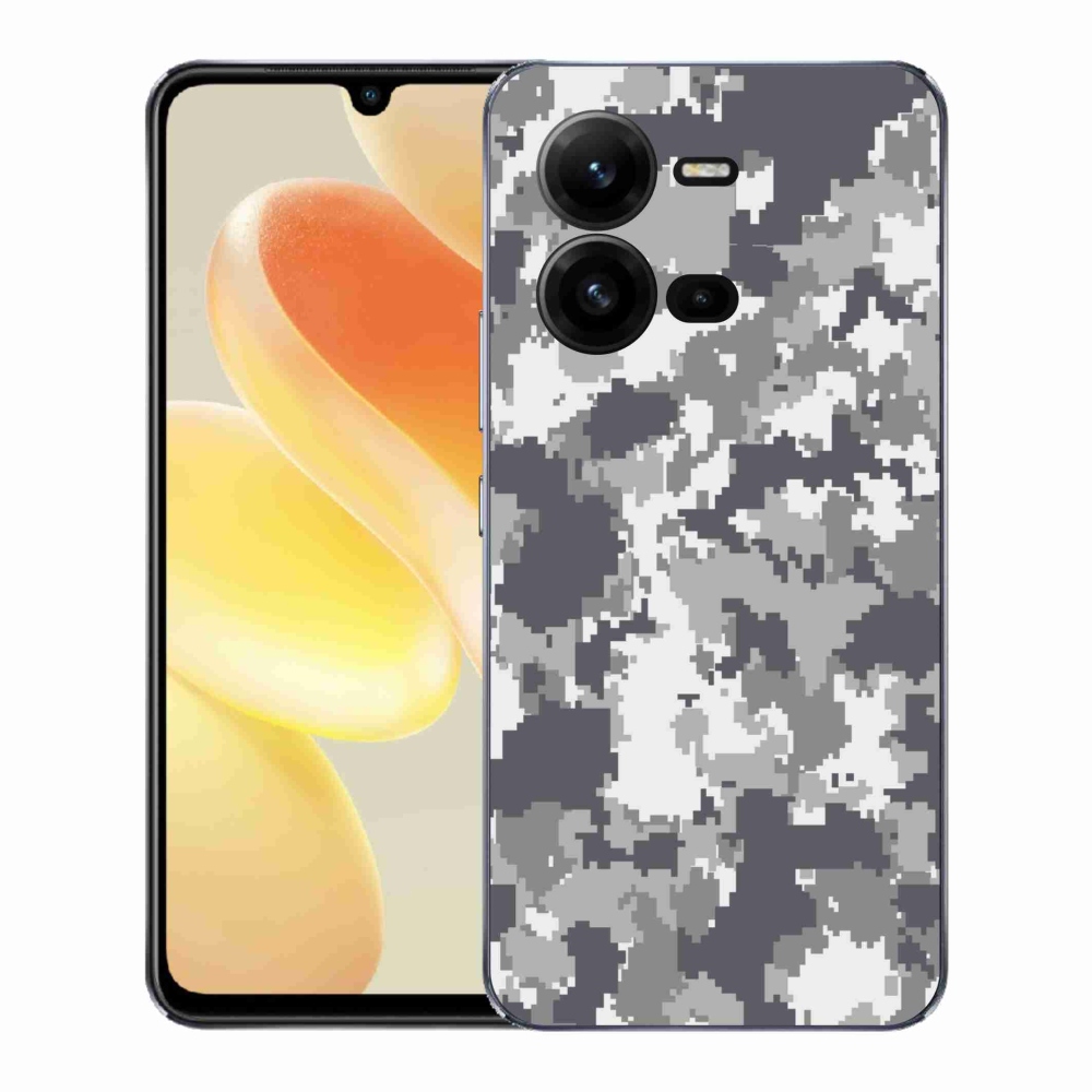 Gelový kryt mmCase na Vivo X80 Lite - maskáčový vzor 2