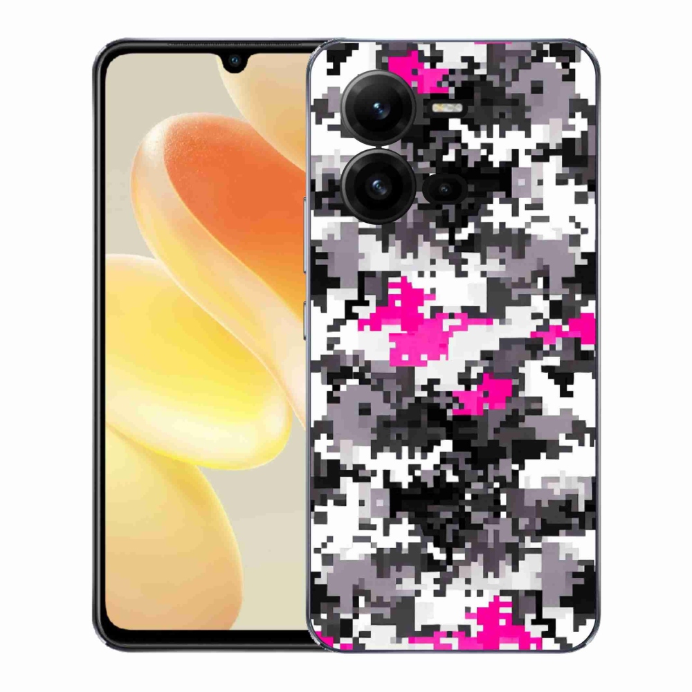 Gelový kryt mmCase na Vivo X80 Lite - maskáčový vzor 4