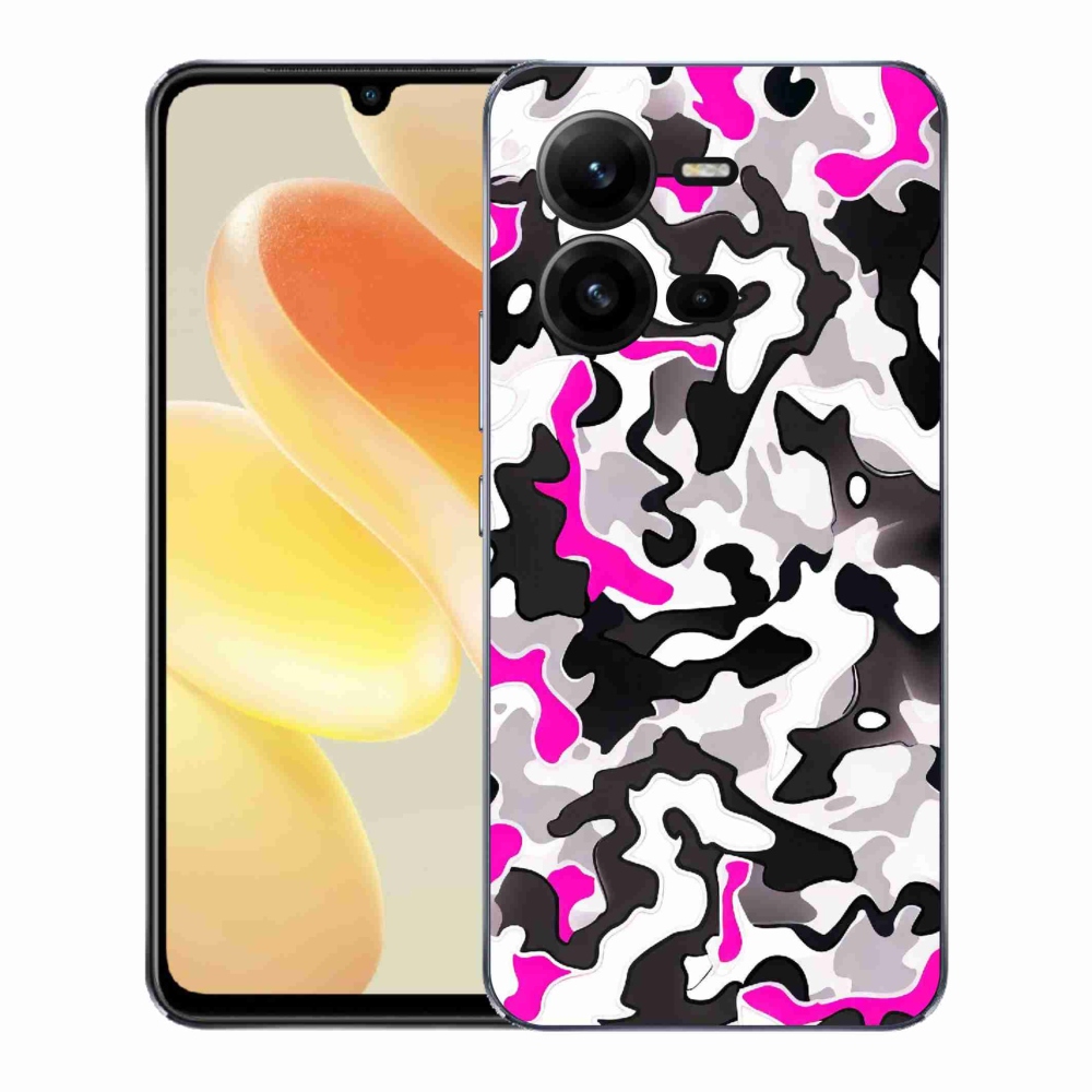 Gelový kryt mmCase na Vivo X80 Lite - maskáčový vzor 5