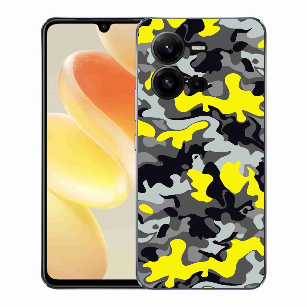 Gelový kryt mmCase na Vivo X80 Lite - maskáčový vzor 6