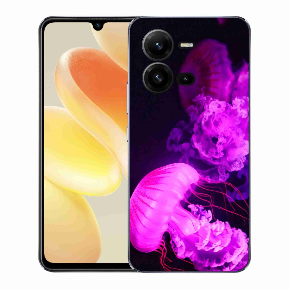 Gelový kryt mmCase na Vivo X80 Lite - medúza 1