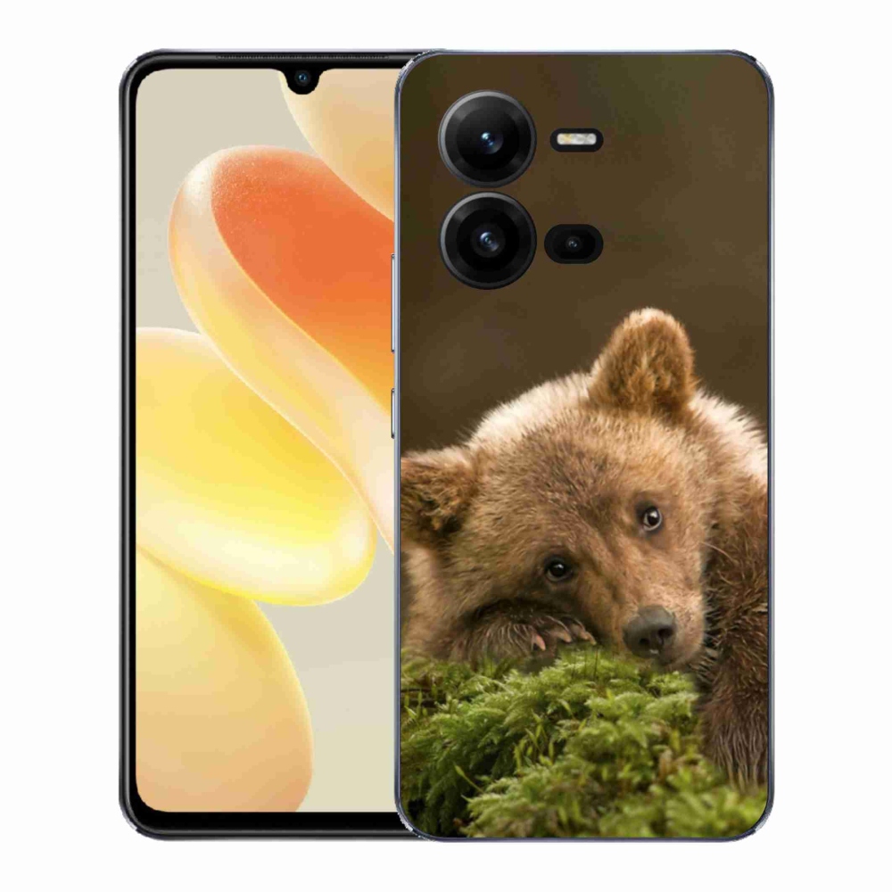 Gelový kryt mmCase na Vivo X80 Lite - medvěd