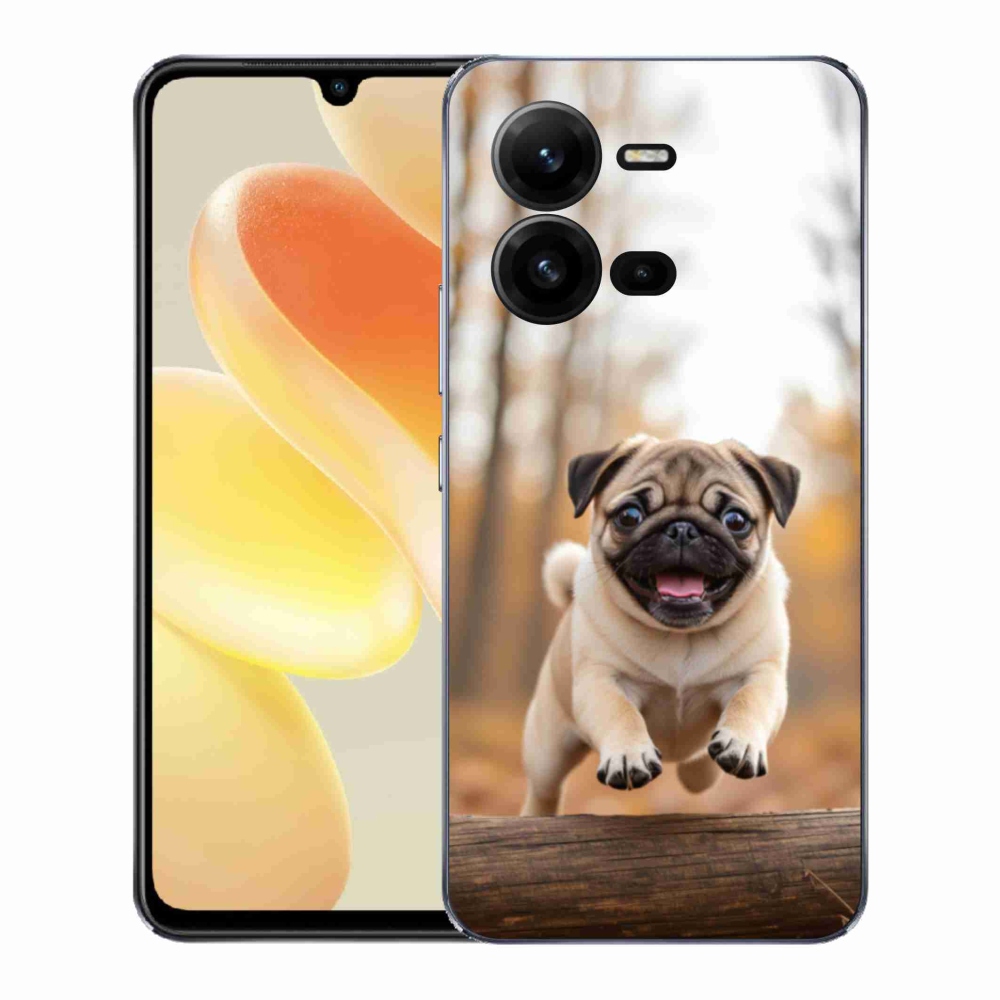 Gelový kryt mmCase na Vivo X80 Lite - mops 2