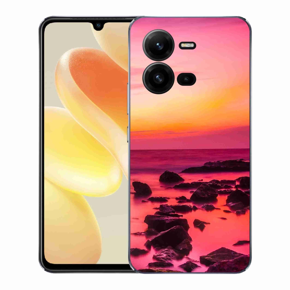 Gelový kryt mmCase na Vivo X80 Lite - moře a záře