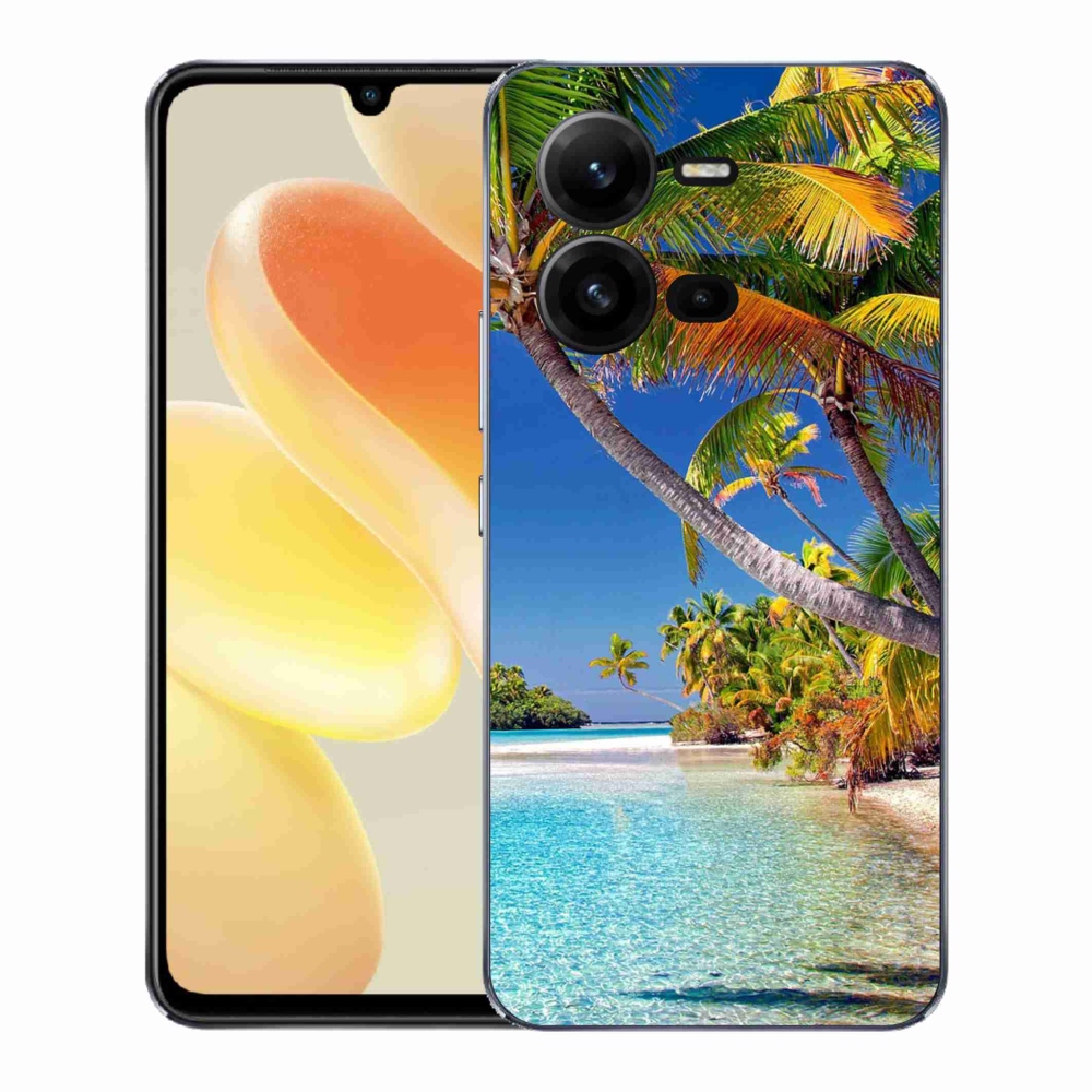 Gelový kryt mmCase na Vivo X80 Lite - mořská pláž