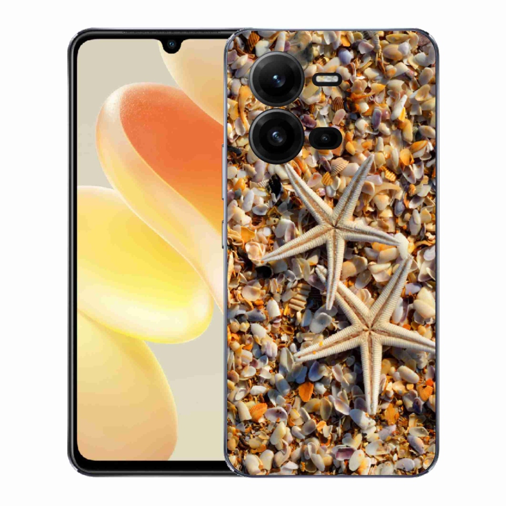 Gelový kryt mmCase na Vivo X80 Lite - mořské hvězdice