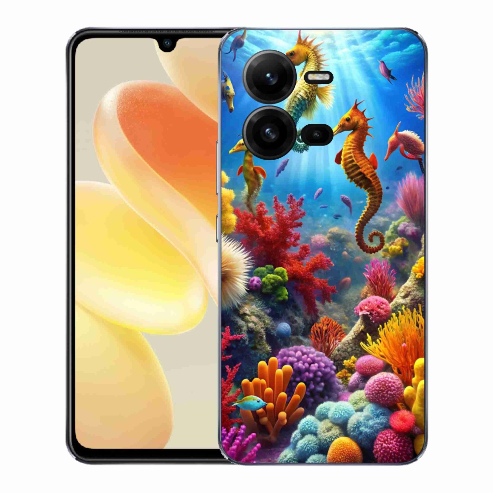 Gelový kryt mmCase na Vivo X80 Lite - mořský svět 3
