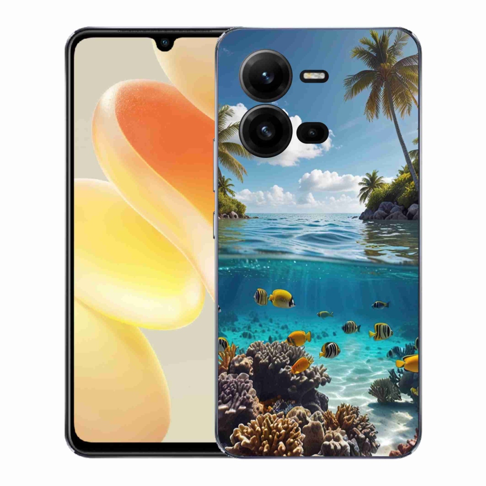 Gelový kryt mmCase na Vivo X80 Lite - mořský svět 4