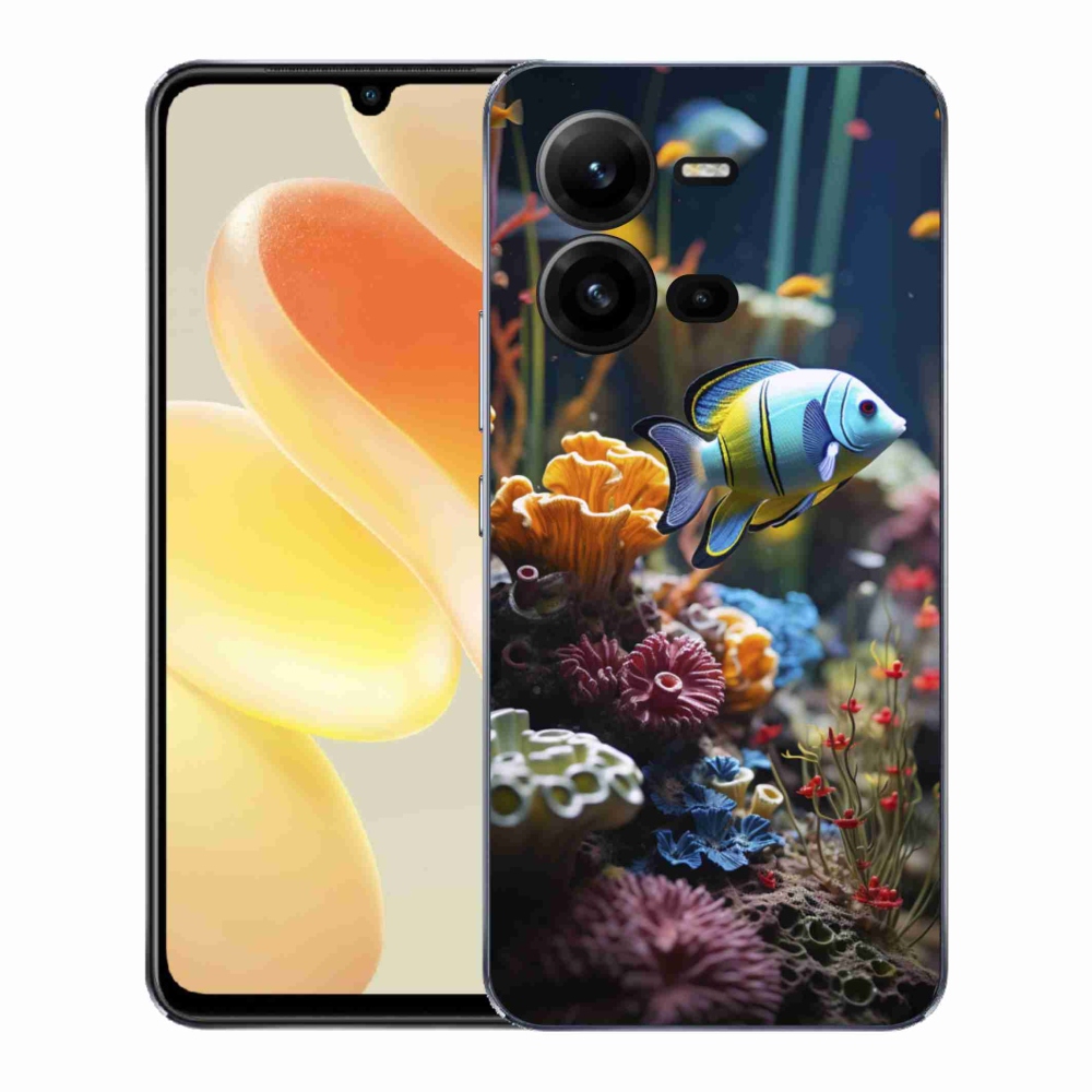 Gelový kryt mmCase na Vivo X80 Lite - mořský svět 5