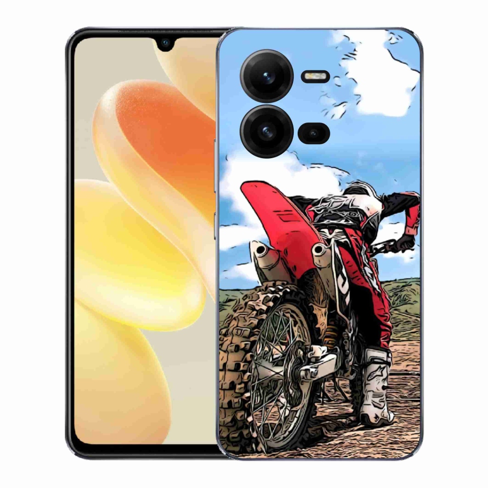 Gelový kryt mmCase na Vivo X80 Lite - moto