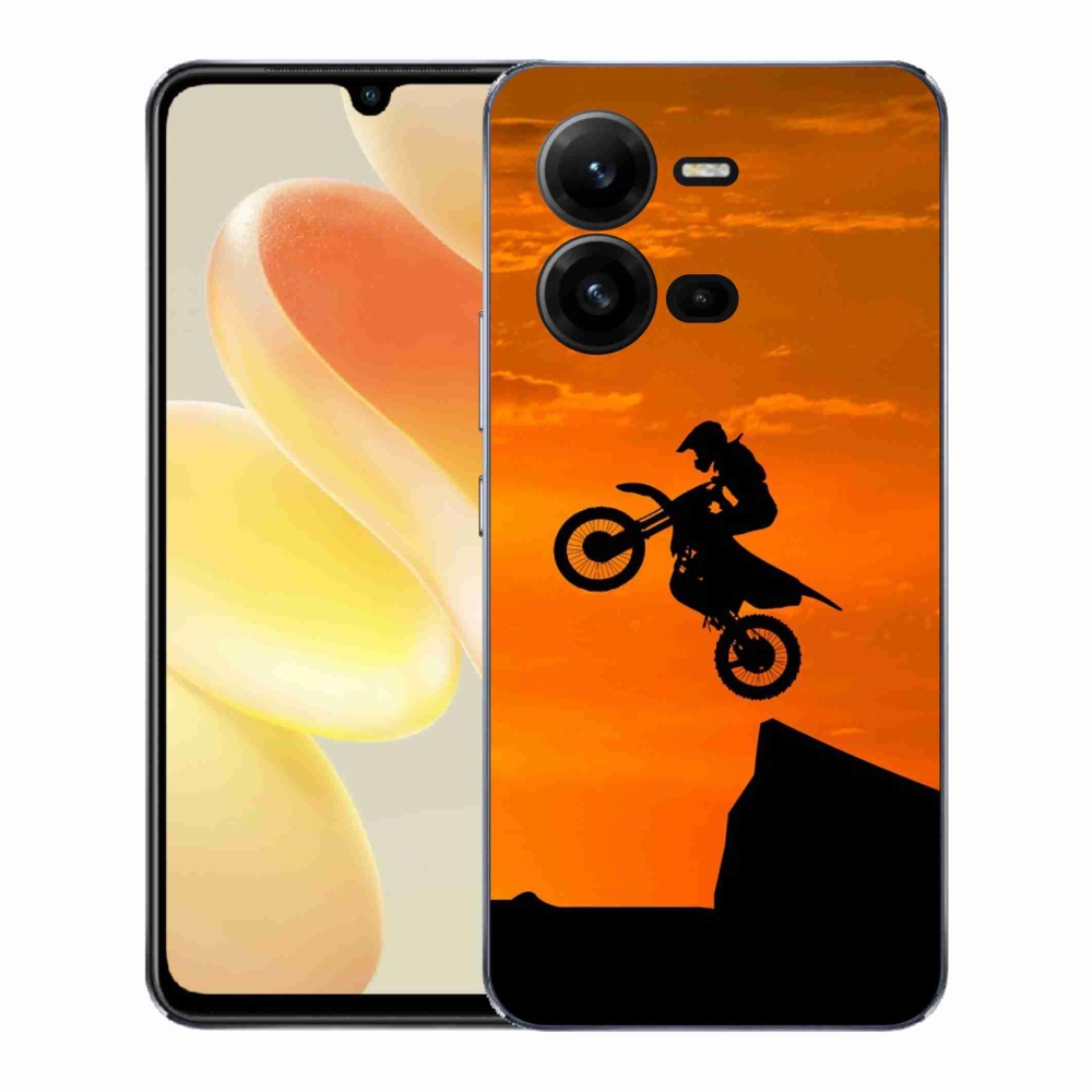 Gelový kryt mmCase na Vivo X80 Lite - motocross