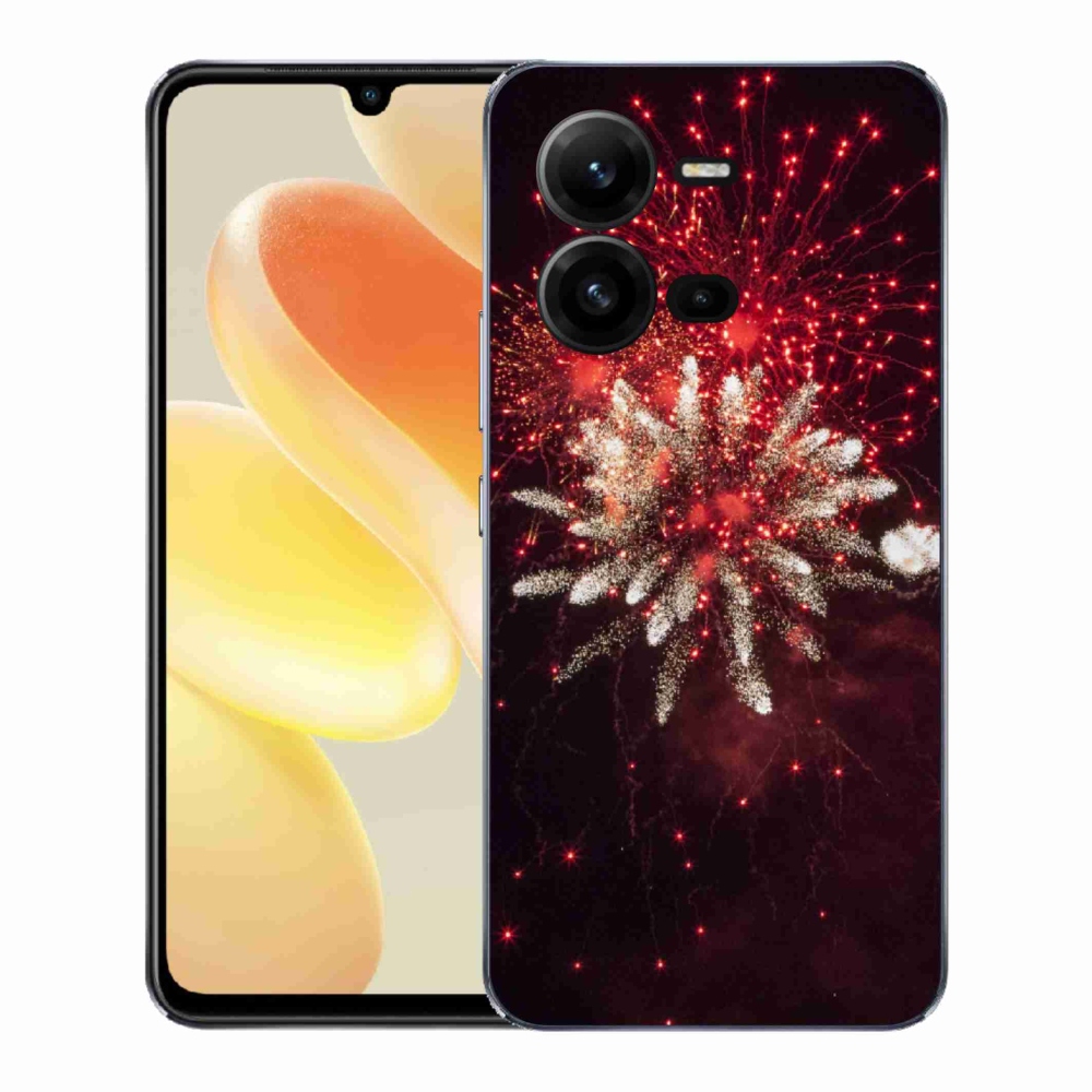 Gelový kryt mmCase na Vivo X80 Lite - ohňostroj