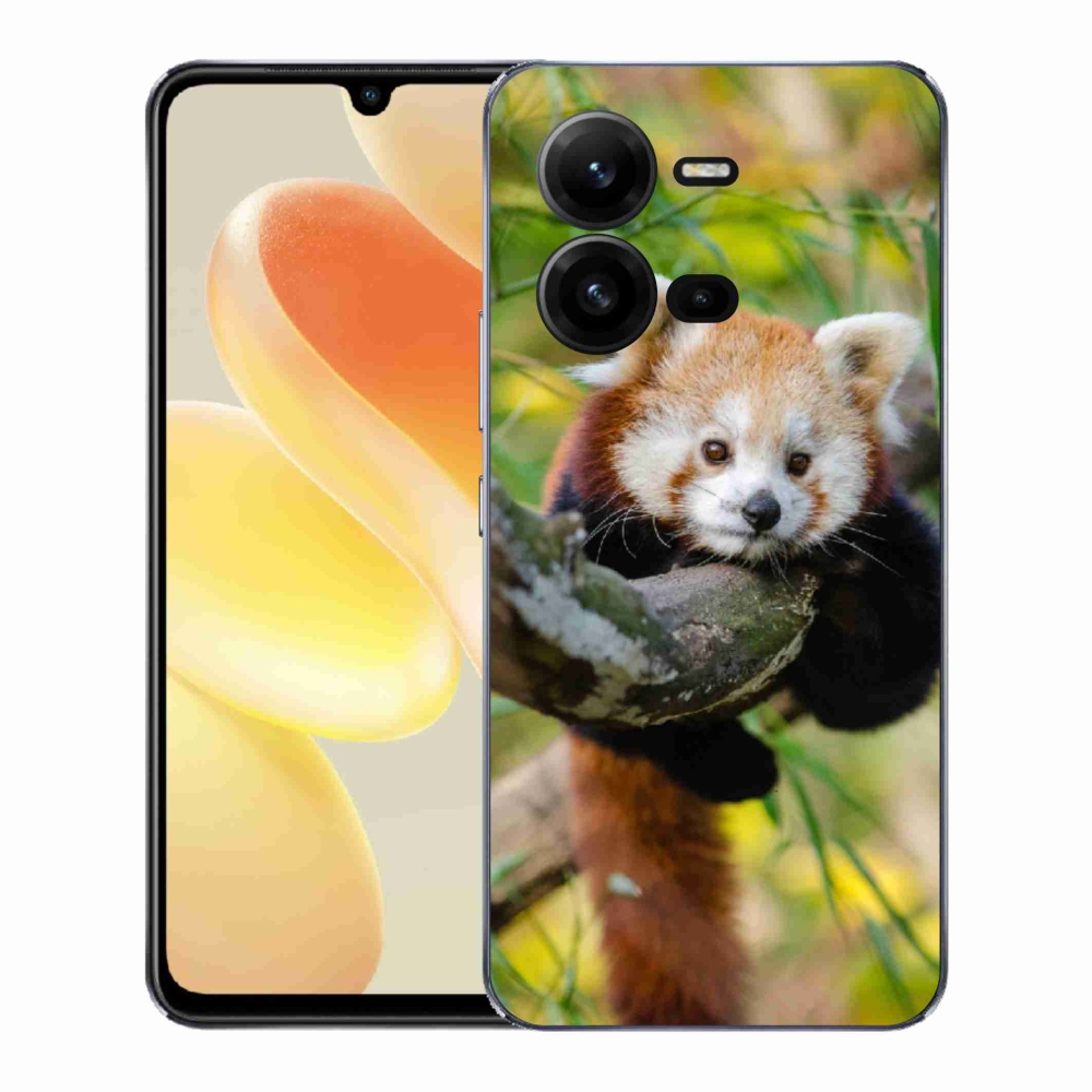 Gelový kryt mmCase na Vivo X80 Lite - panda červená