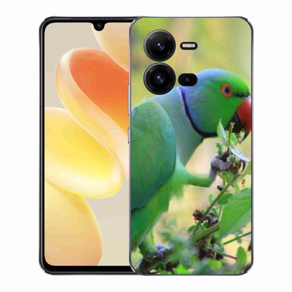 Gelový kryt mmCase na Vivo X80 Lite - papoušek alexandr