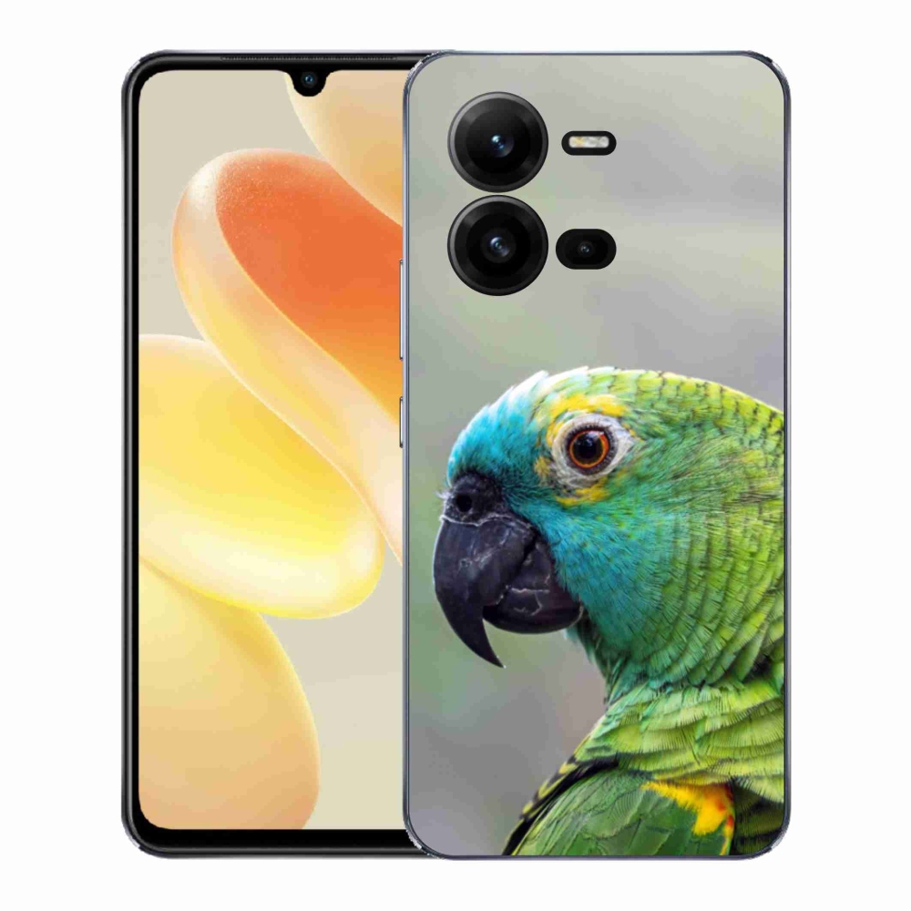 Gelový kryt mmCase na Vivo X80 Lite - papoušek amazoňan