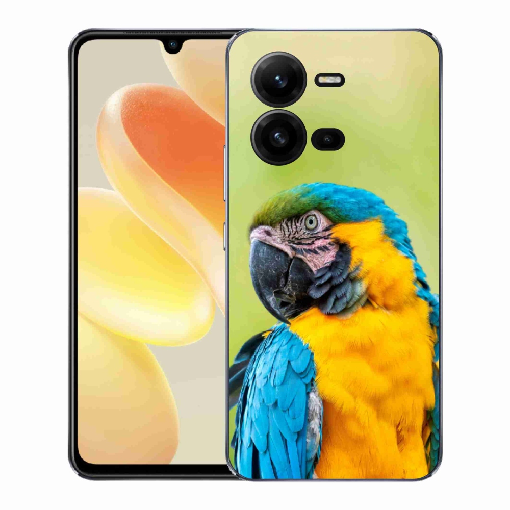 Gelový kryt mmCase na Vivo X80 Lite - papoušek ara 2