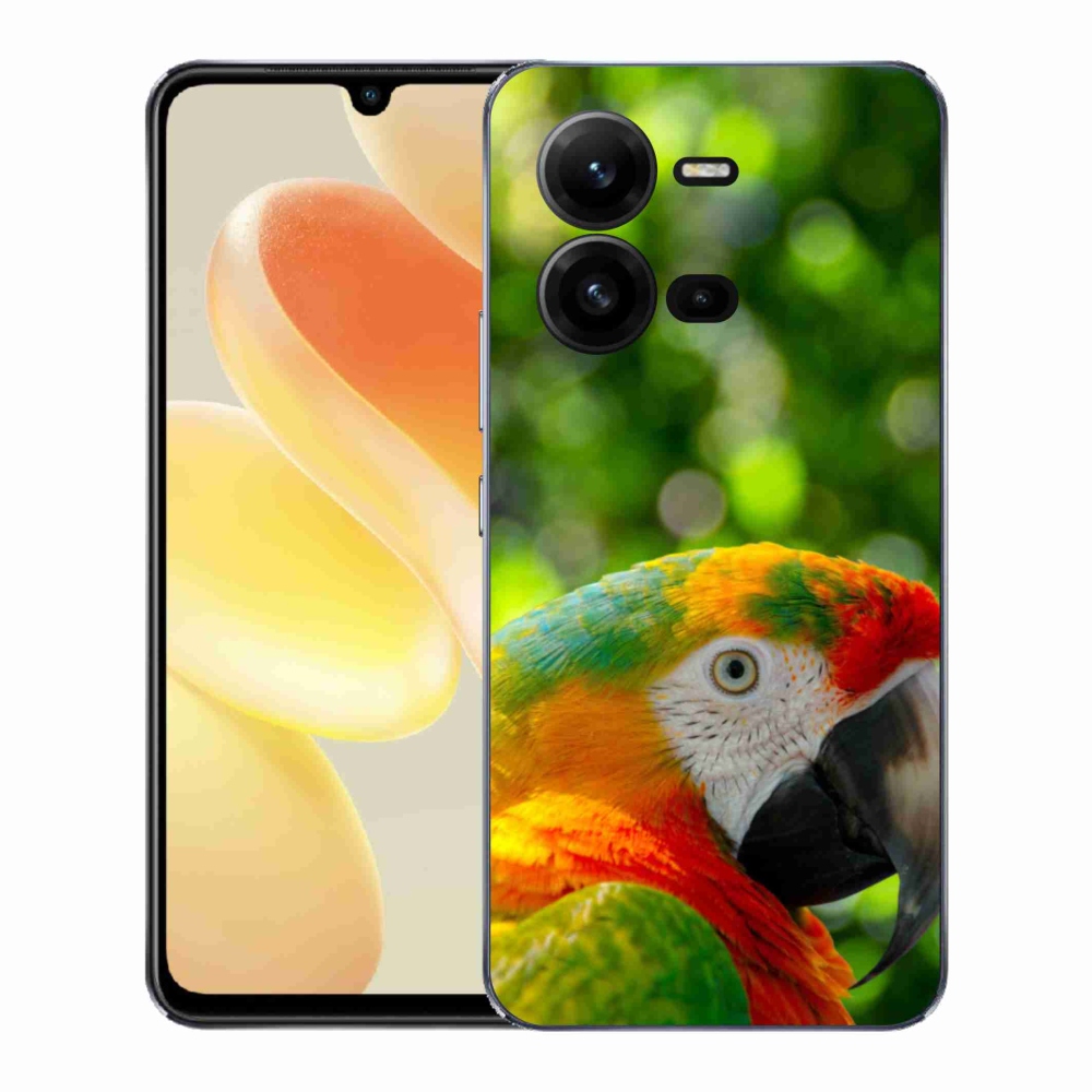 Gelový kryt mmCase na Vivo X80 Lite - papoušek ara 3