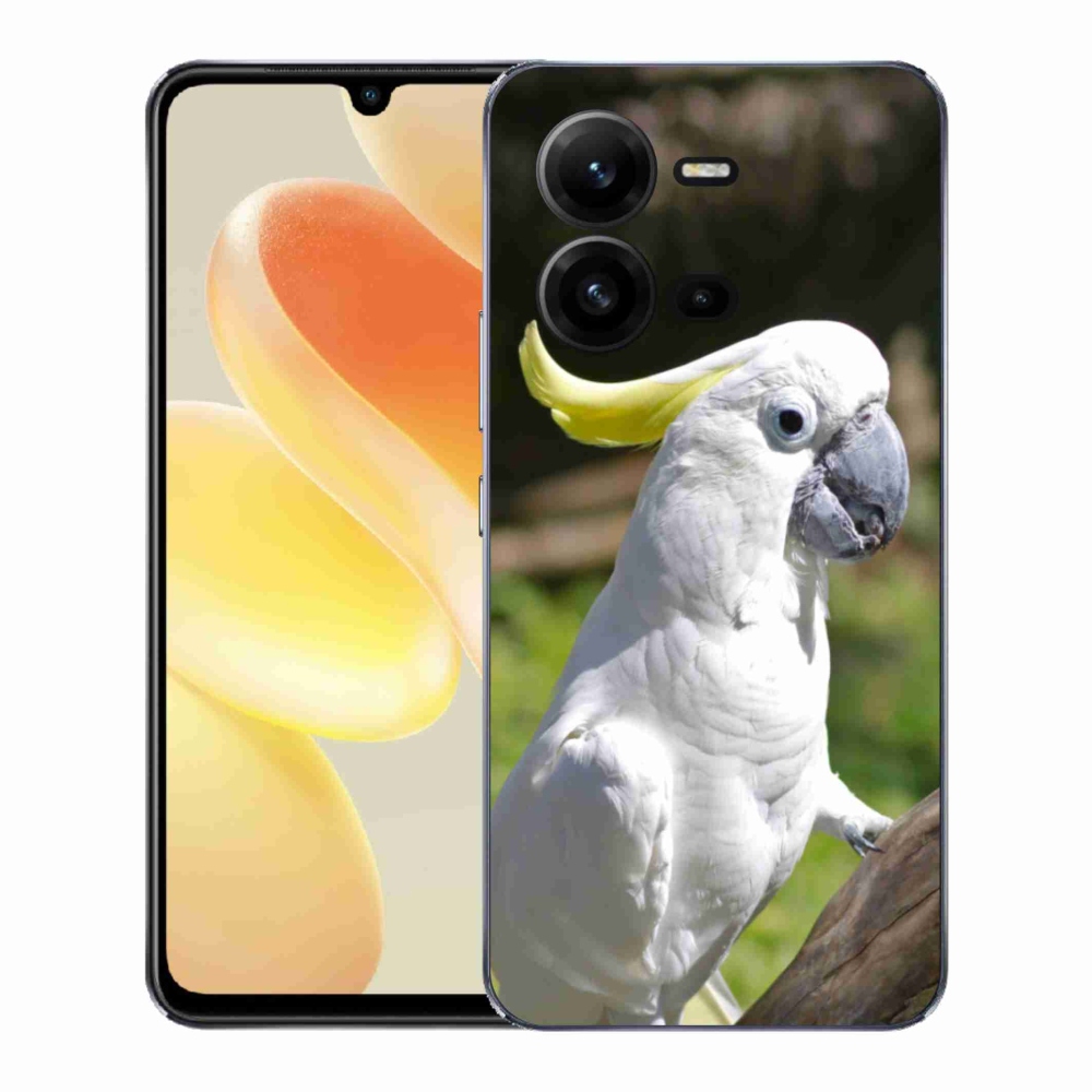 Gelový kryt mmCase na Vivo X80 Lite - papoušek kakadu 2