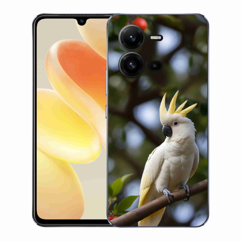 Gelový kryt mmCase na Vivo X80 Lite - papoušek kakadu 3