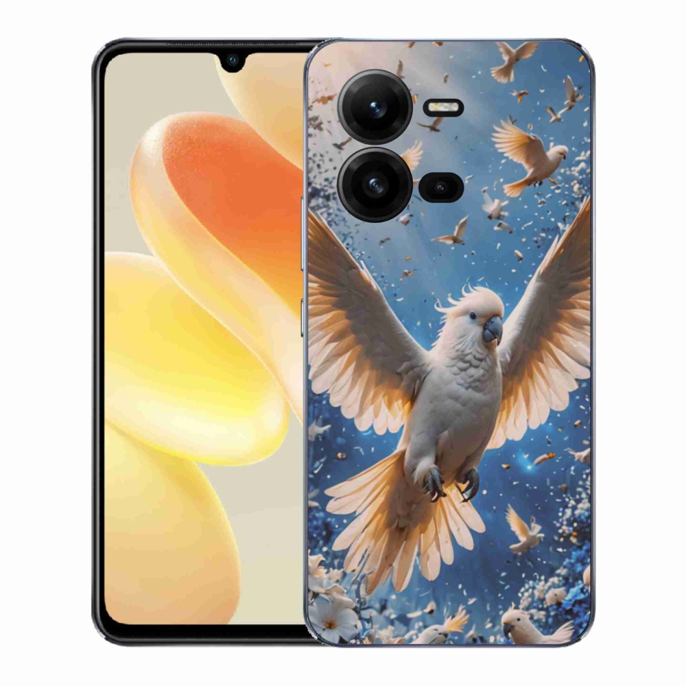 Gelový kryt mmCase na Vivo X80 Lite - papoušek kakadu