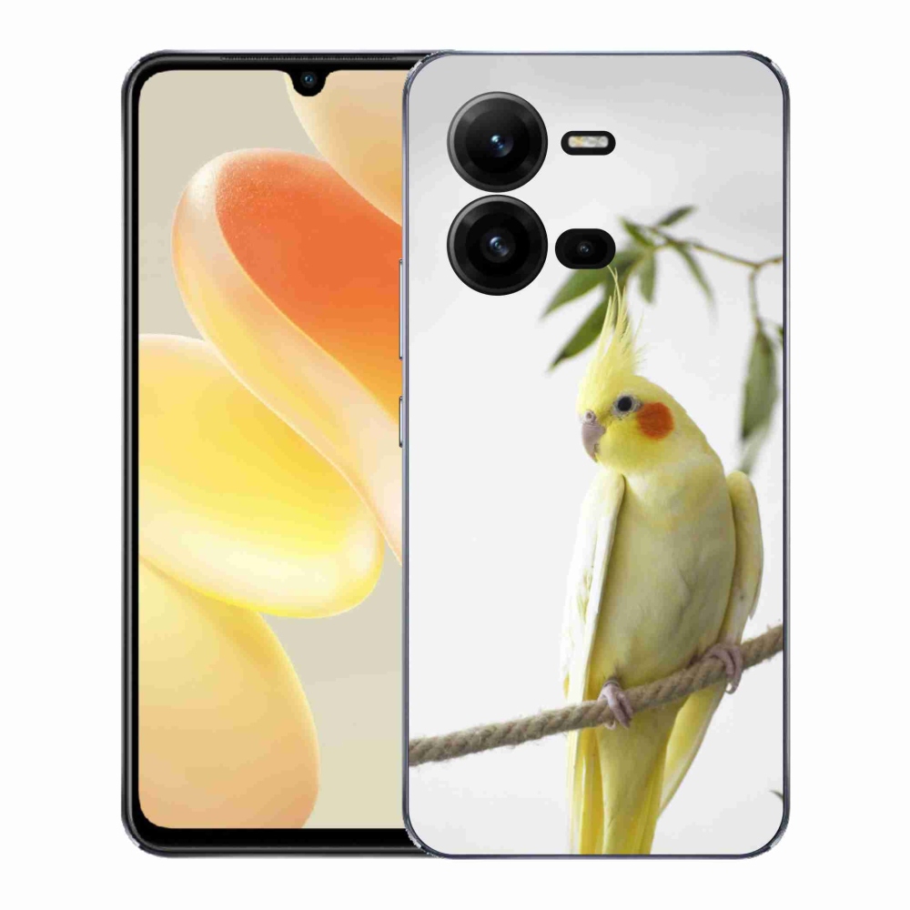 Gelový kryt mmCase na Vivo X80 Lite - papoušek korela chocholatá