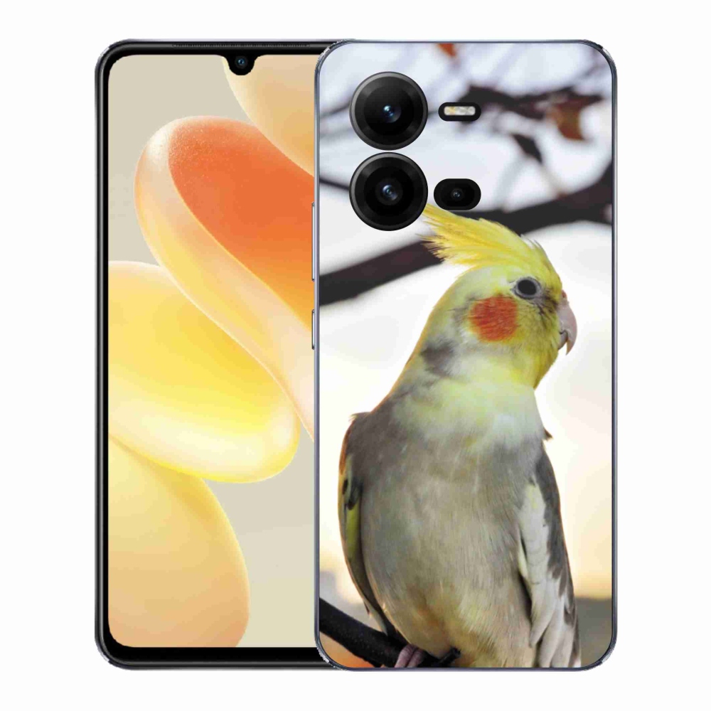 Gelový kryt mmCase na Vivo X80 Lite - papoušek korela