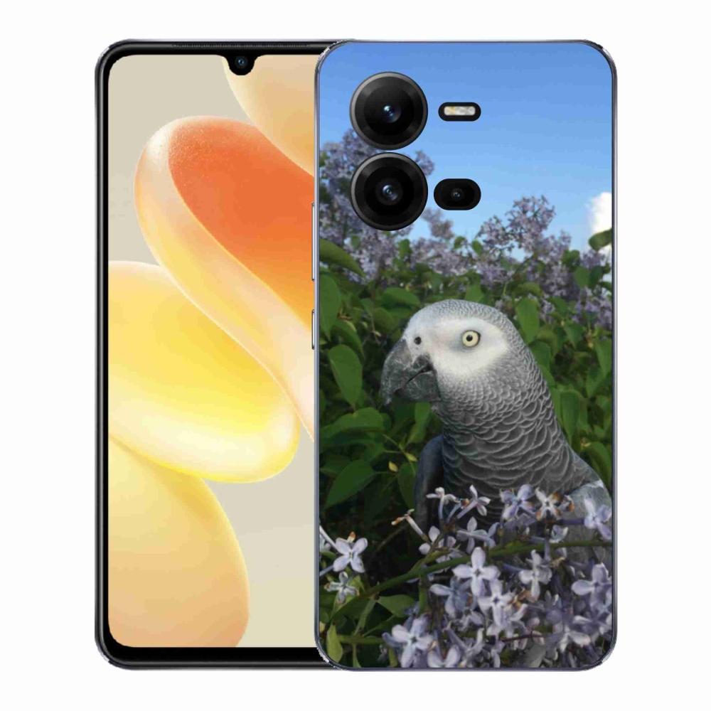 Gelový kryt mmCase na Vivo X80 Lite - papoušek žako