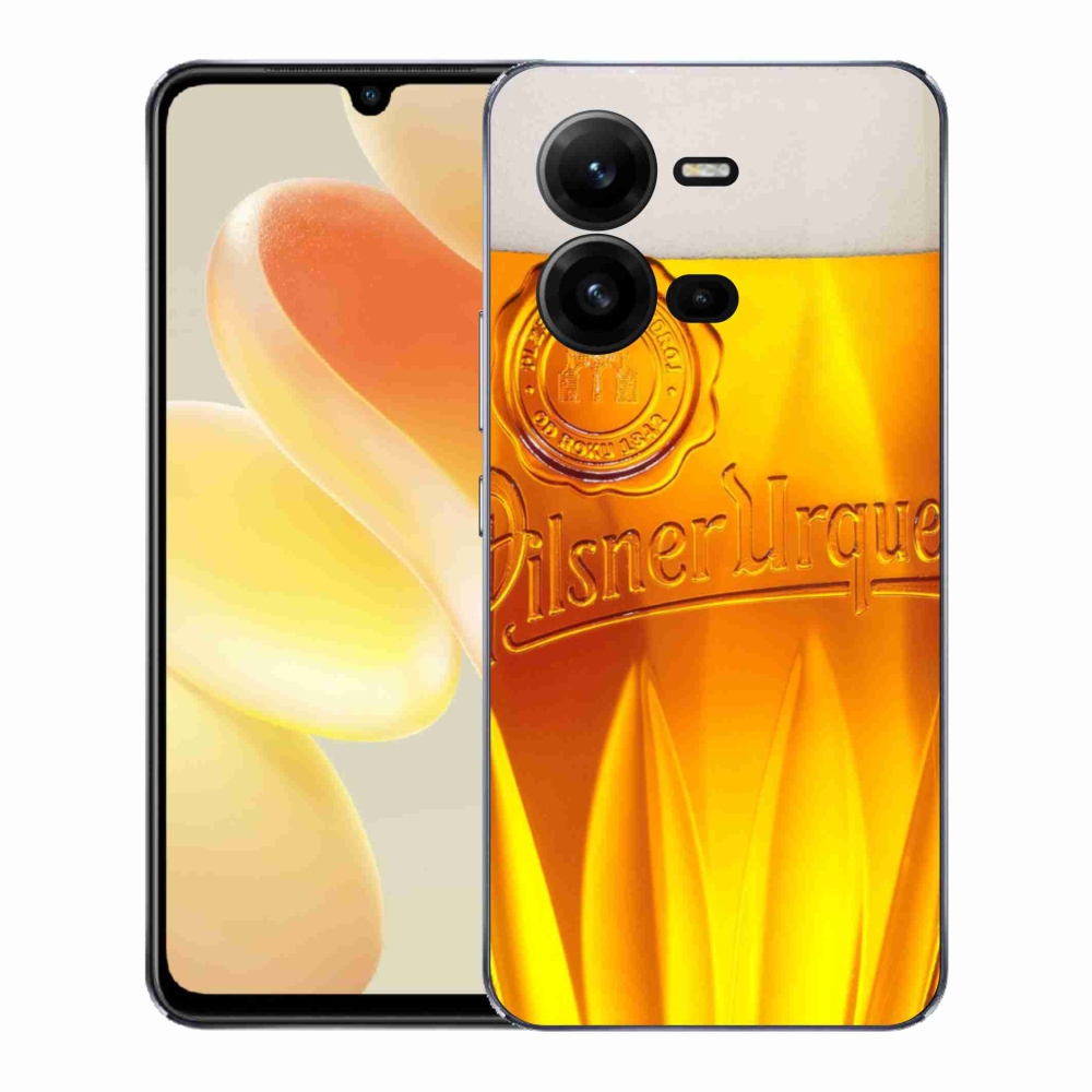Gelový kryt mmCase na Vivo X80 Lite - pivo