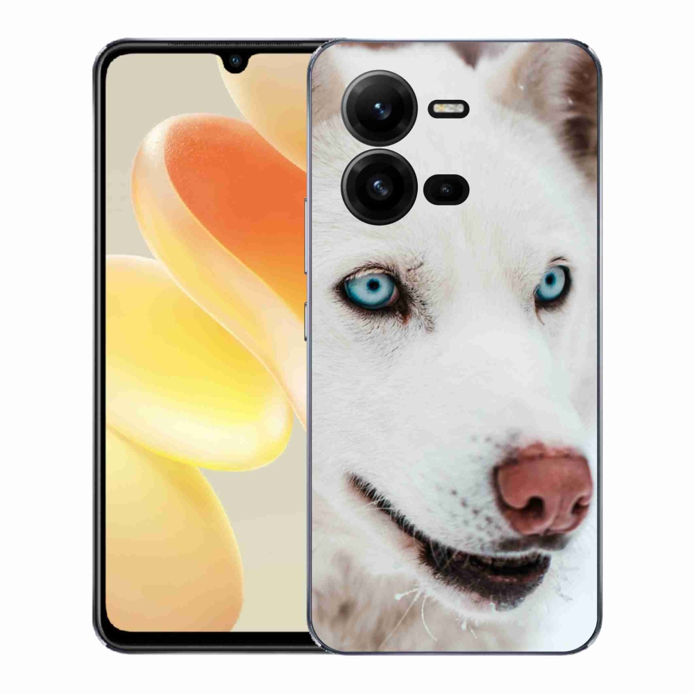 Gelový kryt mmCase na Vivo X80 Lite - psí pohled