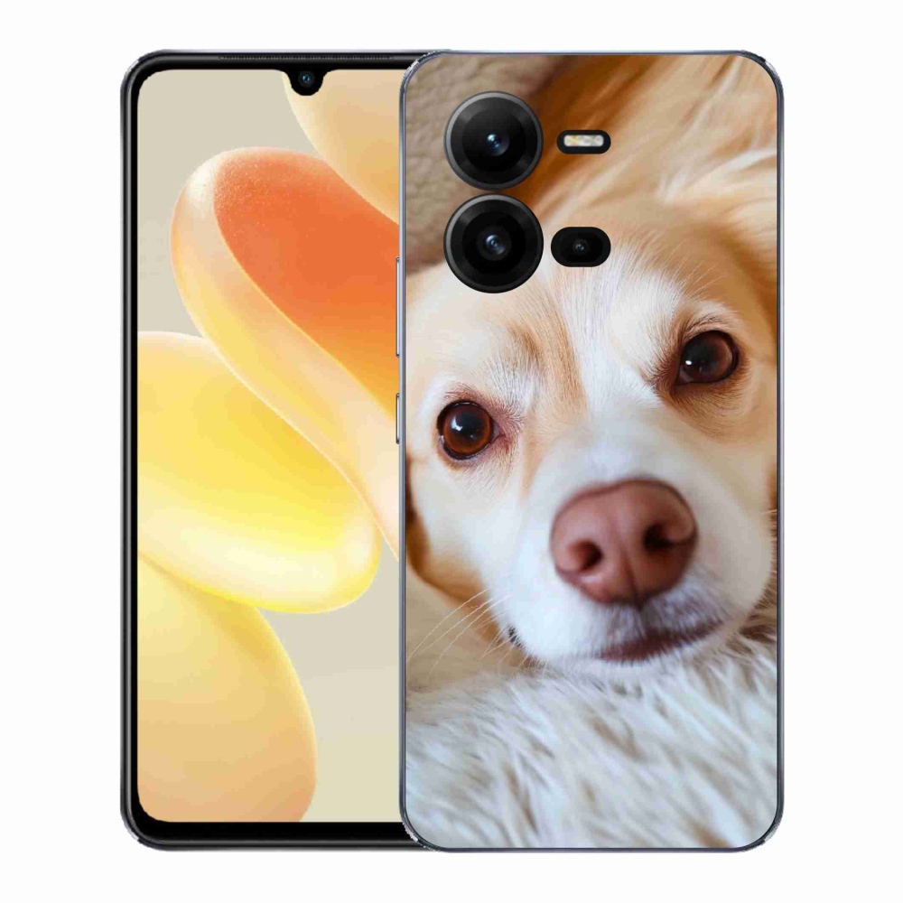 Gelový kryt mmCase na Vivo X80 Lite - Roztomilá čivava