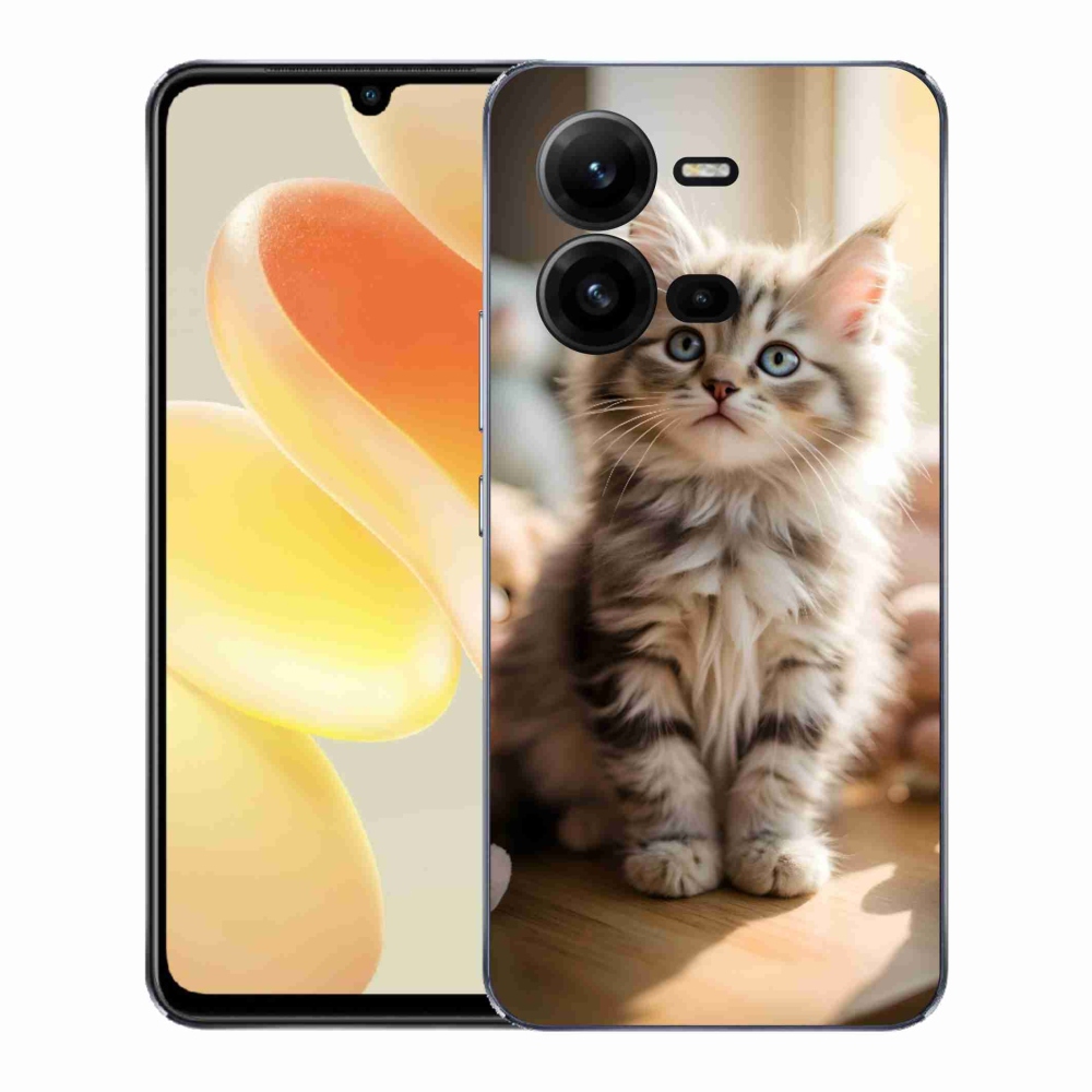 Gelový kryt mmCase na Vivo X80 Lite - roztomilé kotě 10