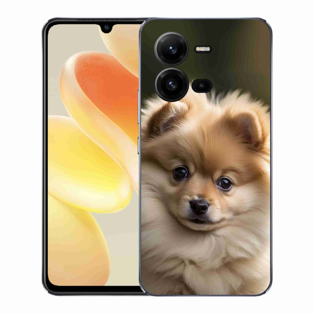 Gelový kryt mmCase na Vivo X80 Lite - roztomilý pomeranian 2