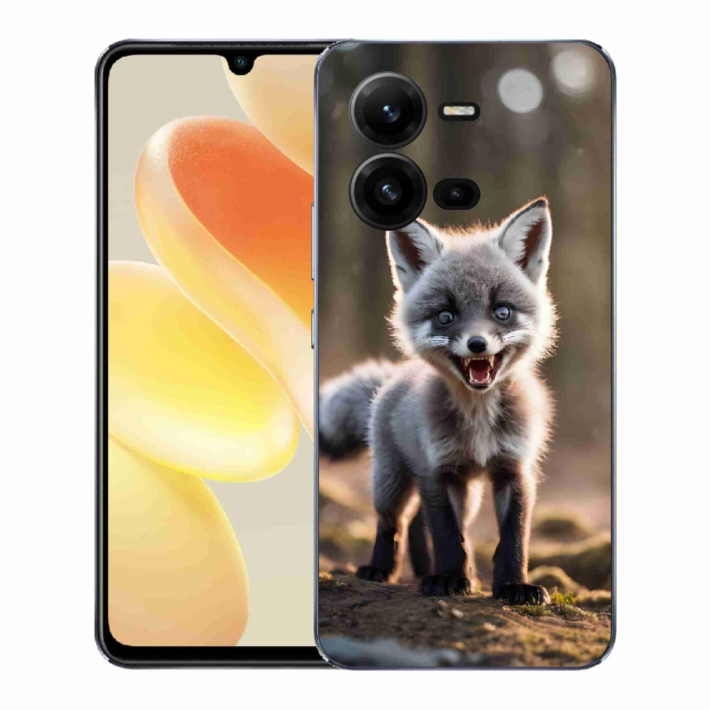 Gelový kryt mmCase na Vivo X80 Lite - rozzuřená liška